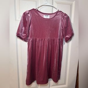 Velvet girls dress